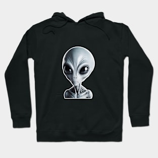 Grey Alien Hoodie